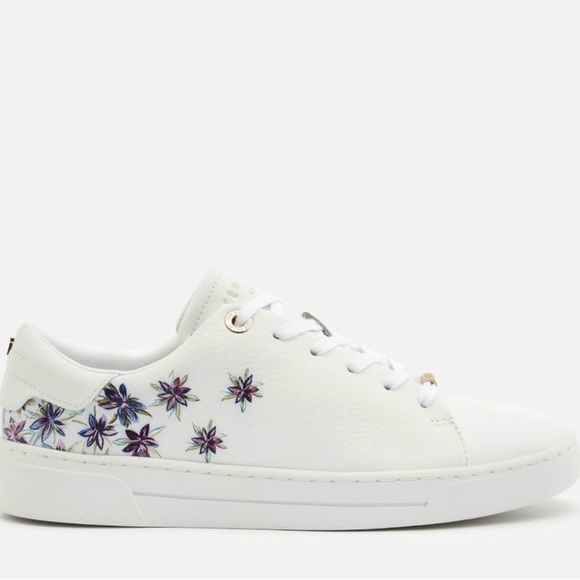 Ted Baker Women's Keilie Leather Cupsole Trainers
White - Picture 1 of 9
